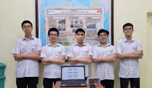 5 học sinh chuyên Lý giành giải Vàng sáng tạo khoa học kỹ thuật tại Mỹ