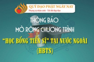 Chương trình “học bổng tiến sĩ” tại nước ngoài (HBTS)
