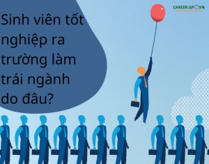 Sinh viên tốt nghiệp ra trường làm trái ngành do đâu?