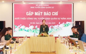 Những đổi mới trong tuyển sinh quân sự năm 2026