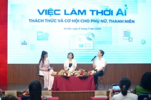 Việc làm thời AI: Thách thức và cơ hội cho phụ nữ, thanh niên