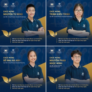 Học sinh Vinschool báo cáo khoa học tại Hội nghị Công nghệ Sinh học toàn quốc