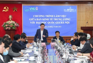ĐH Quốc gia HN và Ban Kinh tế TƯ đẩy mạnh hợp tác nghiên cứu khoa học
