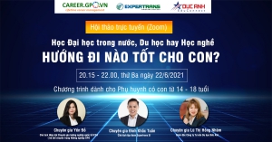 Hướng nghiệp GPO tổ chức thành công Hội thảo: “Học Đại học trong nước, Du học hay Học nghề - Hướng đi nào tốt cho con”