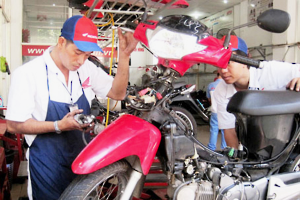 [CG - Trương Tiến Đức] Nghề kỹ thuật viên sửa chữa xe máy