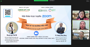 Hội thảo trực tuyến: Đọc vị Xu hướng việc làm – Chuẩn bị cho kỳ tuyển sinh 2022 thu hút được nhiều chú ý từ Phụ huynh Gen Z