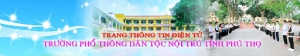 TRUNG CẤP NGHỀ DÂN TỘC NỘI TRÚ PHÚ THỌ