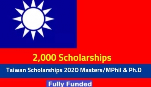 [Đài Loan] 2000+ Suất Học Bổng Toàn Phần Bậc Thạc Sĩ & Tiến Sĩ Của Chính Phủ Đài Loan 2020