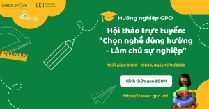 Hướng Nghiệp GPO tổ chức thành công hội thảo Hướng nghiệp trực tuyến dành tặng Học sinh Quỹ Khát Vọng